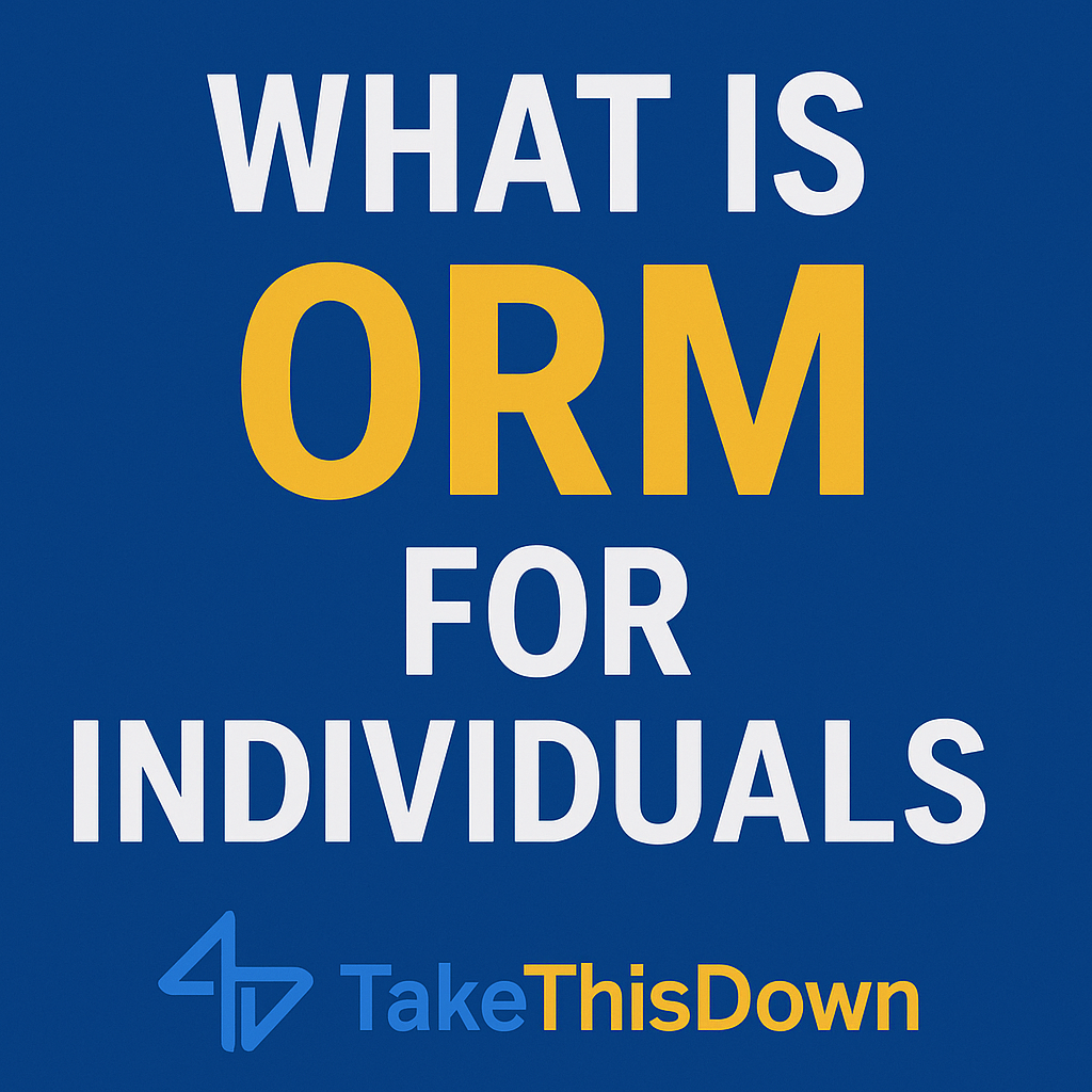 Online reputation management for individuals