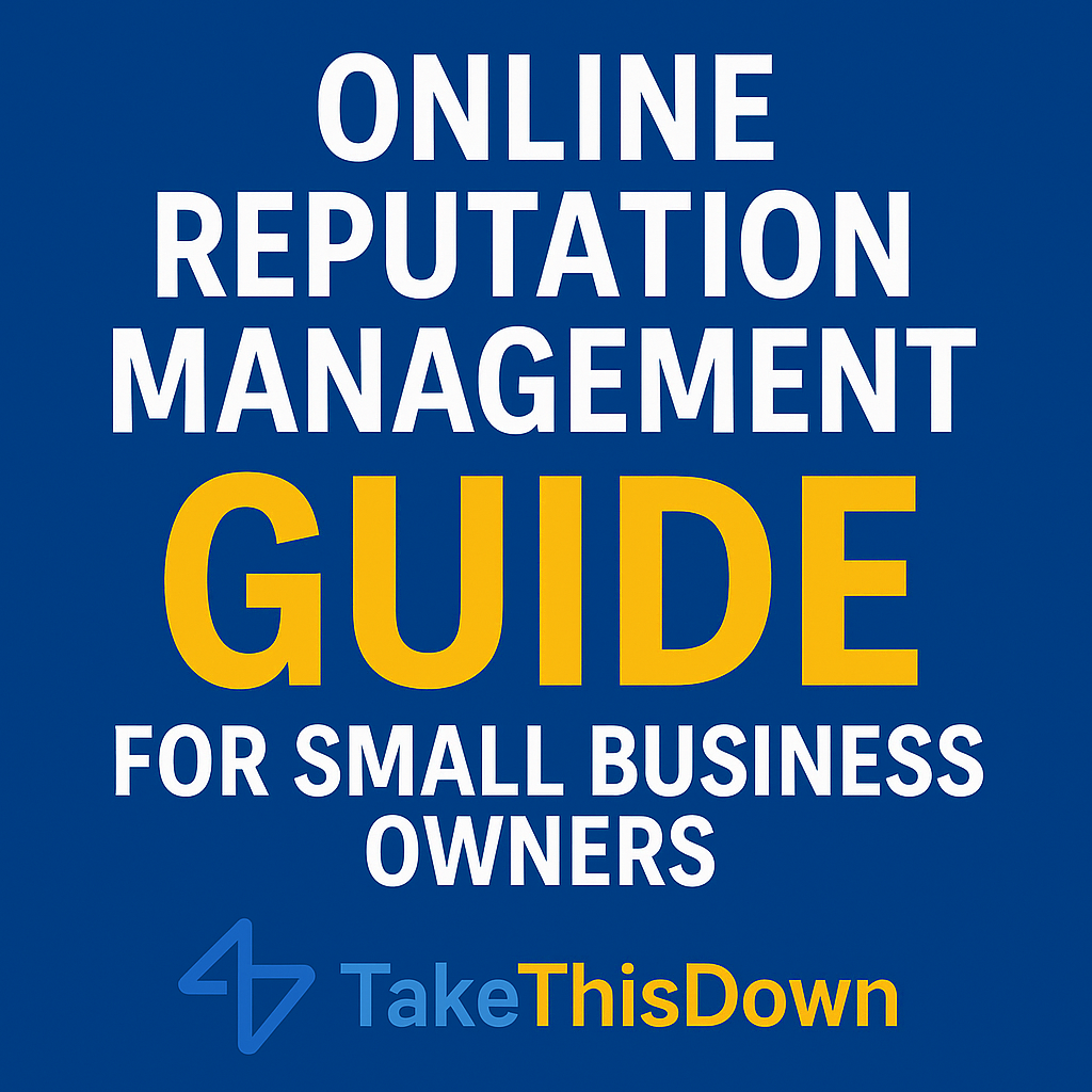 Online reputation management for small business